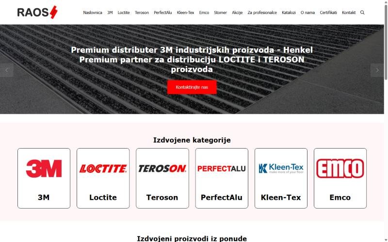 Web Raos s AI asistentom